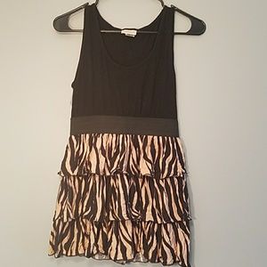 Pretty Good Brand tiered ruffle bottom dress